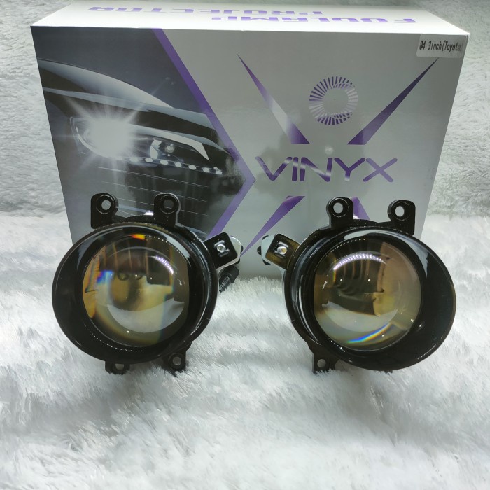 [Original] Foglamp Projector Bi Led 3 Inch Toyota 3 Warna High Low Diskon