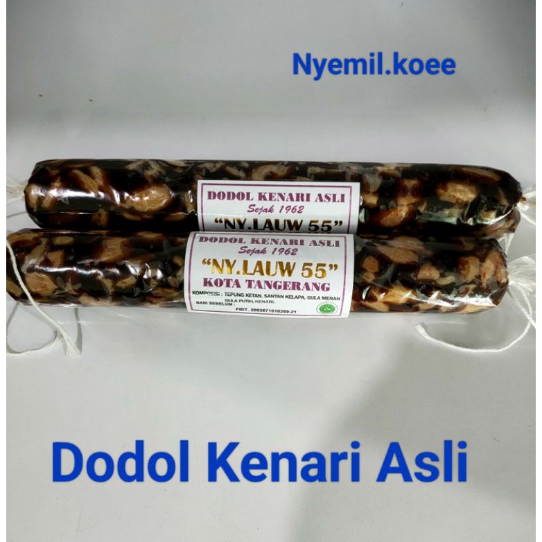 

Dodol Ny Lauw 55 Rasa Kenari ( Harga Per Pcs )
