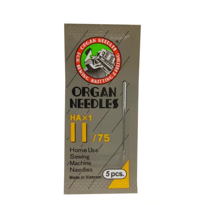 

Jarum Organ HAX1 / Organ Needles (Mesin Jahit Portable & Rumah Tangga)
