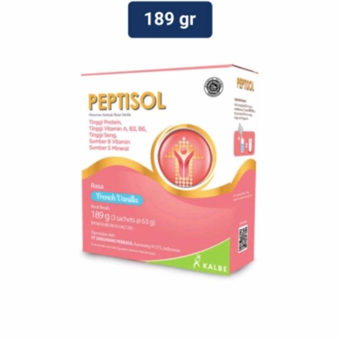 

Peptisol Susu Nutrisi Tinggi Protein French Vanilla 189gr GM