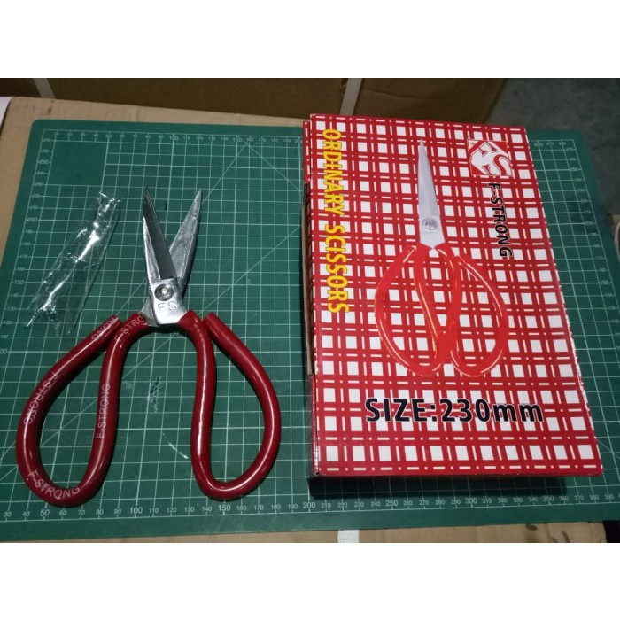 

Gunting Kodok FS 230 Merah / Gunting Potong Kain / Gunting Serbaguna