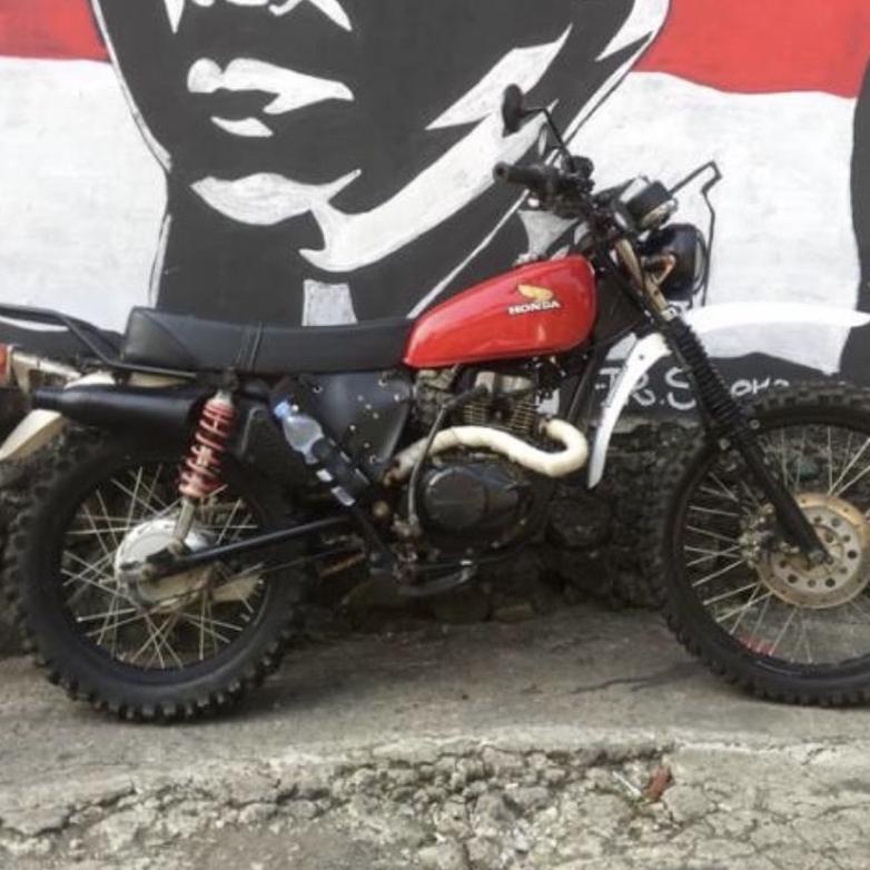 Hemat tas samping speda motor klasik classic custom japstyle c70 win cb 100 trail vintage cover bok 