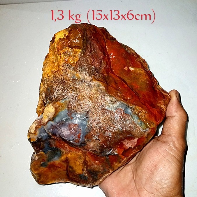 [Baru] Batu Akik Bahan Pancawarna Garut 218 Terbaru