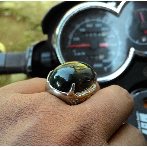 [Baru] Batu Akik Ijo Lumut Garut Serat Luar Biasa Terbatas