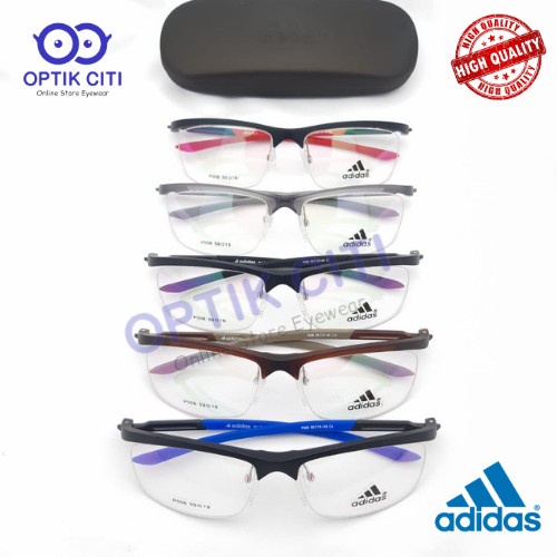 [Baru] Frame Kacamata Pria Sporty Adidas 006 Lentur Ringan Grade Original Terbaru