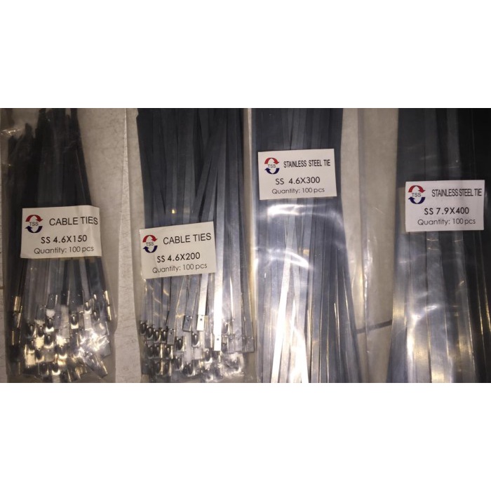 

[COD] Kabel Ties Stainless 150 X 4.6 /Cable Ties Stainless Steel 15Cm Terbatas