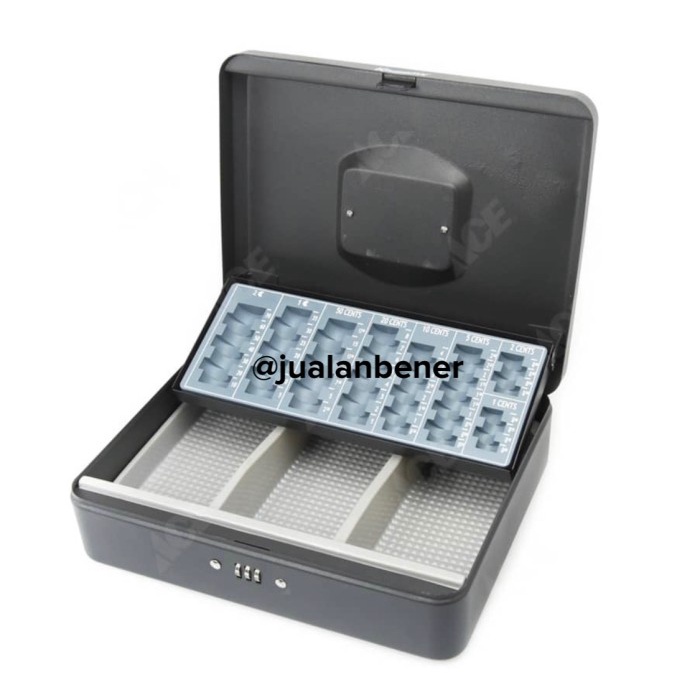 

[COD] Krisbow Cash Box Dengan Nomor Kombinasi 30Cm Hitam Terbaru