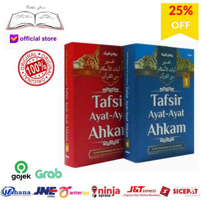 [COD] Buku Tafsir Ayat Ayat Al Ahkam Jilid 1 2 Satu Set Karya Muhammad Ali A Terbatas