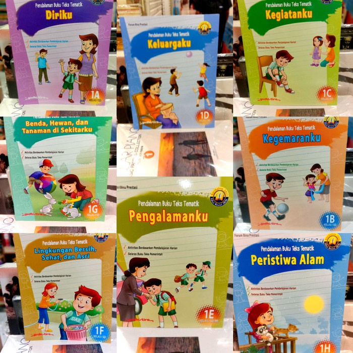 [New Ori] Buku Sd Paket Pbt Kelas 1 A-H Yudhistira Diskon
