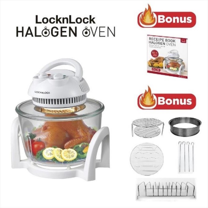 [New Ori] Sale - Locknlock Halogen Oven 10In1 7.0L 800 Watt Diskon