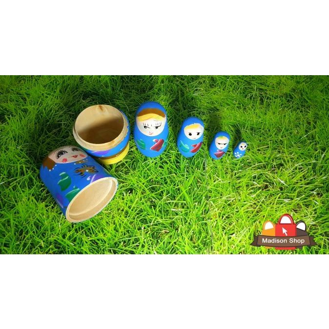 

Boneka Rusia Matryoshka Susun 5 Kado Natal Murah Sovenir Nikah Rusia Limited Edition
