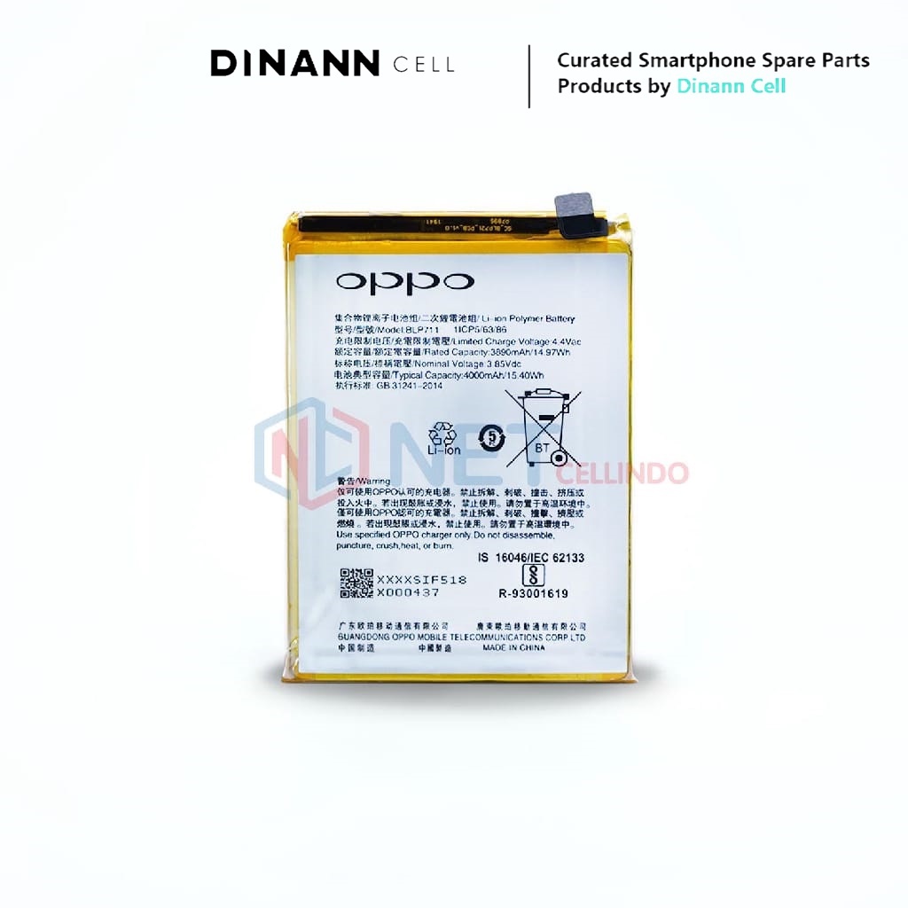 BATERAI OPPO A1K / BATRE OPPO A1K / BLP711