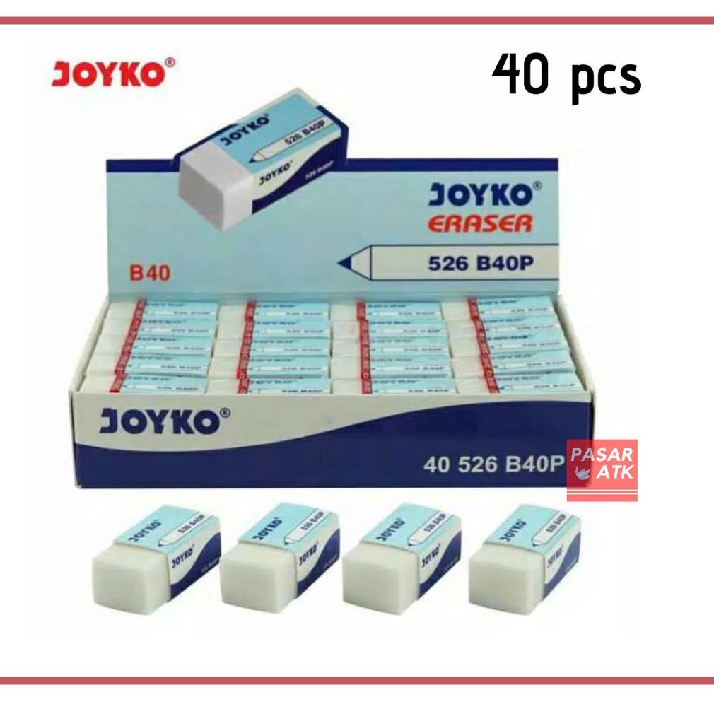 

Terbaik! Penghapus Stip Kecil JOYKO Hitam Putih EB-40 (40 pcs) ~