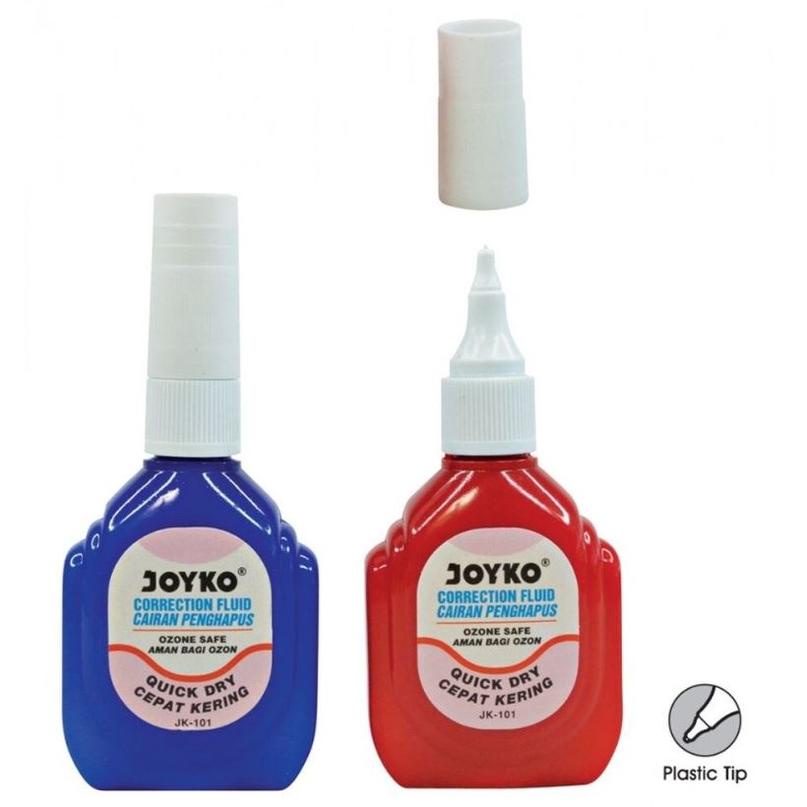 

Terbaik! TIP EX CAIR JOYKO JK-01/ JK-101 / JOYKO CORRECTION FLUID (12Pcs) ~