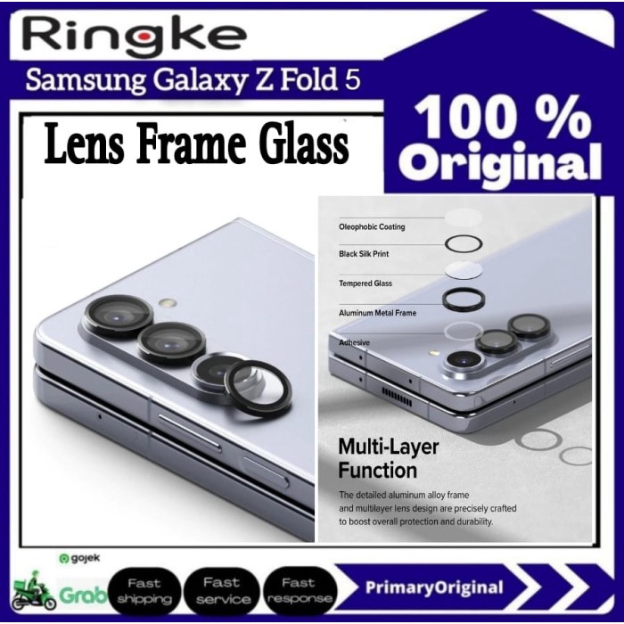 [Original] Lens Camera Samsung Galaxy Z Fold 5 Fold5 Ringke Lens Frame Glass Limited