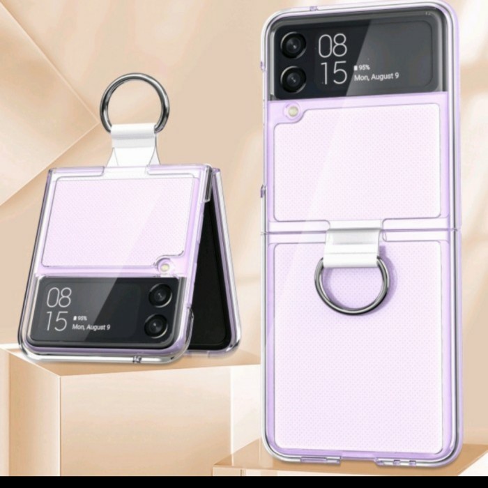 [Original] Z Flip 3  Casing Z Flip 3  Case Transparan Z Flip 3  Ring Holder Terbatas
