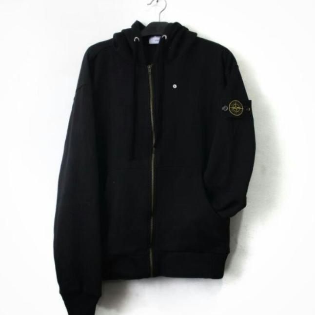 Jaket Sweater Ziper Casual Stone Island - Jaket Hoodie Stone Island