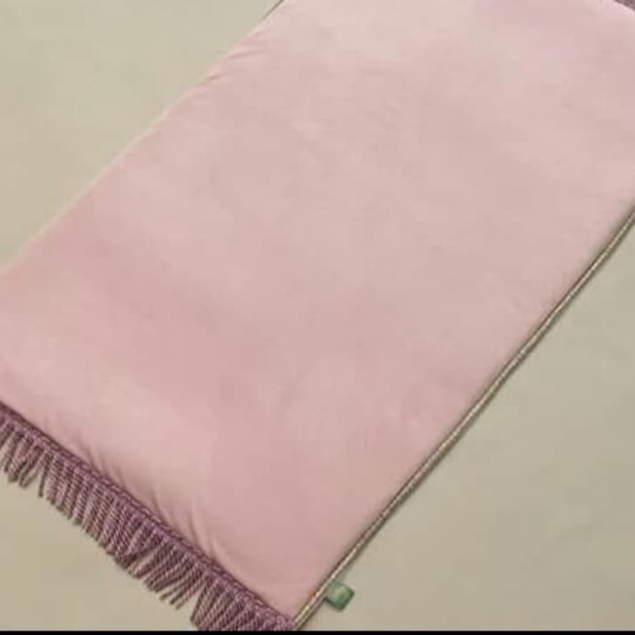 [Original] Sajadah Jumbo Xl Peach Warna Polos Busa Empuk Terbaru