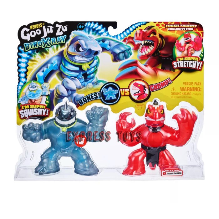 ✅Baru Heroes Of Goo Jit Zu Dino X-Ray Versus Thrash Verapz - Goojitzu Xray Terbatas