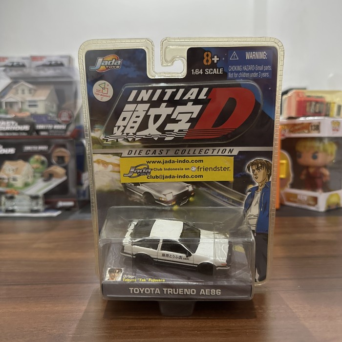 ✅COD Jada Toys ~ Toyota Trueno Ae86 Initial D Rare Terbatas