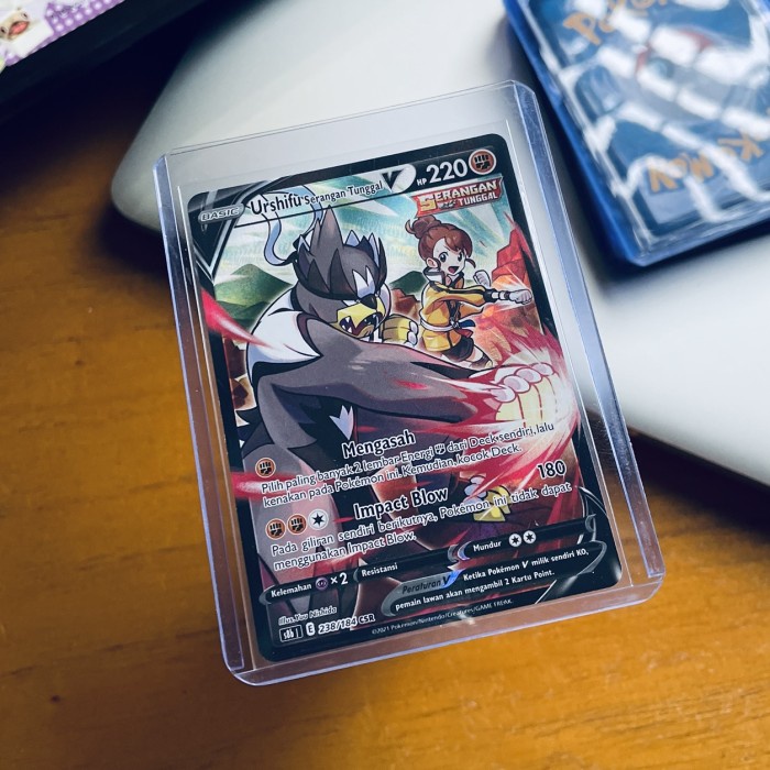 ✅COD Urshifu Serangan Tunggal V Csr - Pokemon Indonesia Tcg Limited