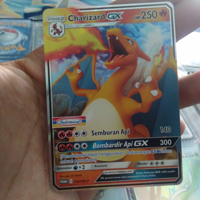 ✅COD Charizard Gx Promo Indomaret Limited