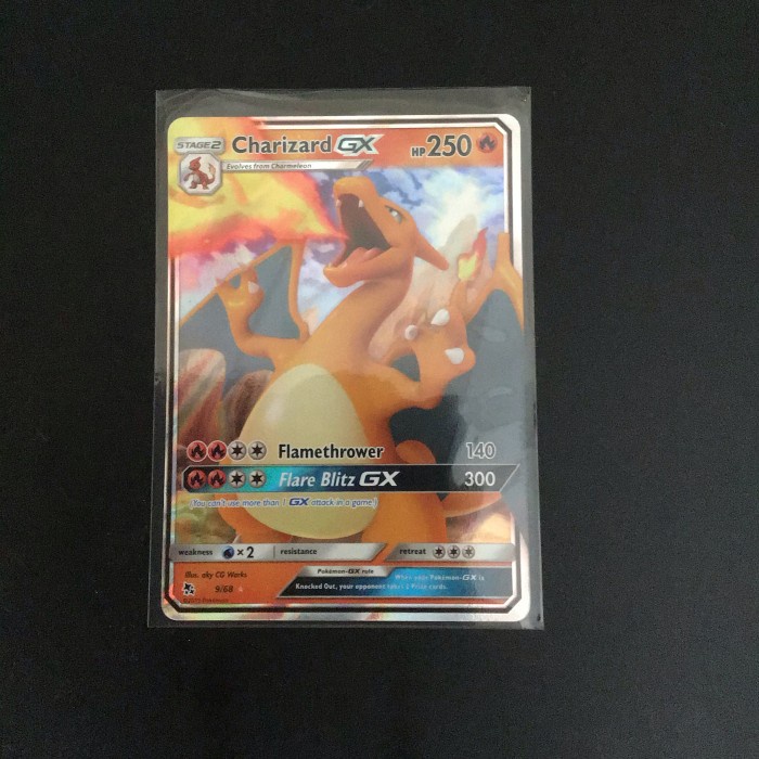 ✅COD Charizard Gx Hidden Fates 9/68 Kartu Pokemon Card English Ori Nm - M Berkualitas