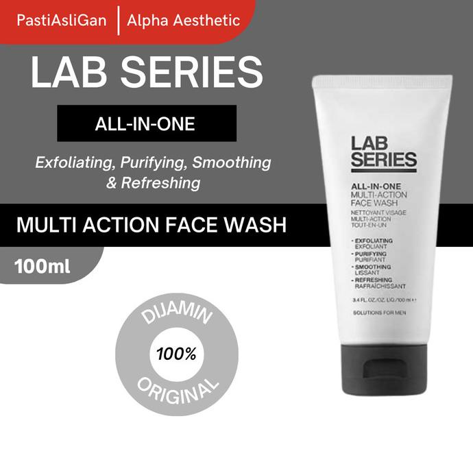 ORIGINAL Lab Series Multi Action Face Wash Facial Skincare for Men
