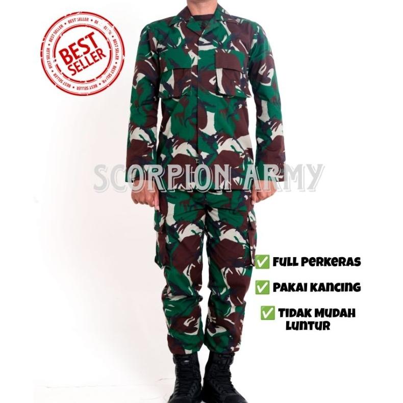 LARIS SETELAN BAJU PDL TNI AD PANCA 2023 PRODUKSI SUDAH DIPERKERAS mrhbgt