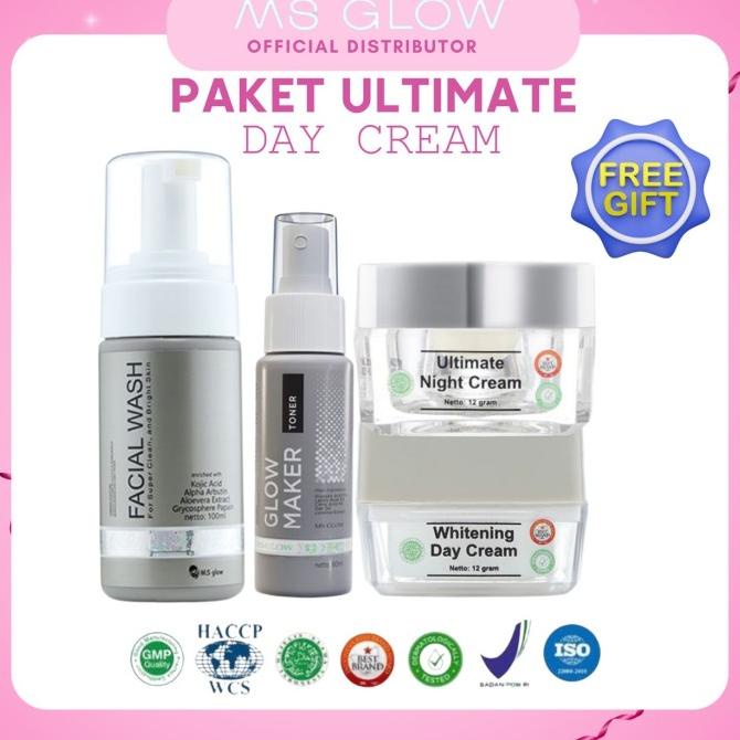 MS GLOW PAKET ULTIMATE SERIES MS GLOW SKINCARE GLOWING CANTIK SKINCARE