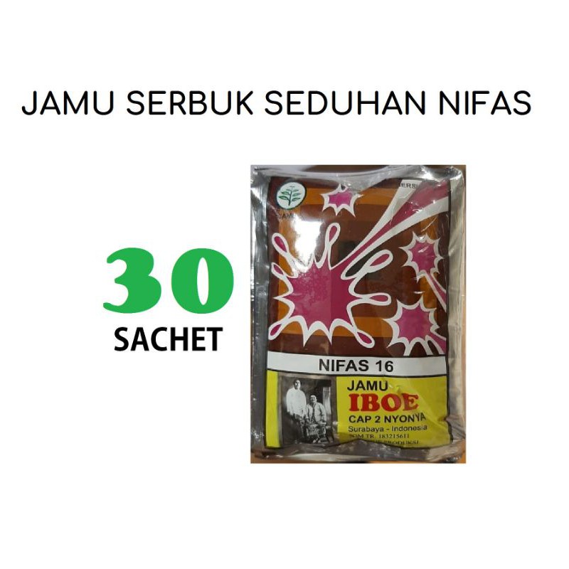 

JAMU IBOE 30 SACHET JAMU NIFAS, JAMU SESUDAH MELAHIRKAN, BERSIH RAHIM, SERBUK