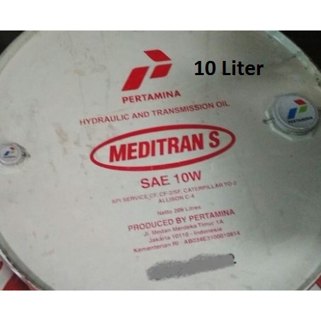 ✨Baru Oli Pertamina Meditran S10W Sae 10 Curah 10L Terbaru