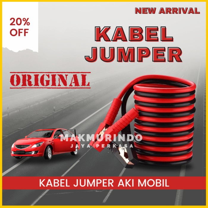 ✨Baru Kabel Jumper Aki Mobil 4Meter 1000Ampere Motor Emergency Booster Cable Terbatas