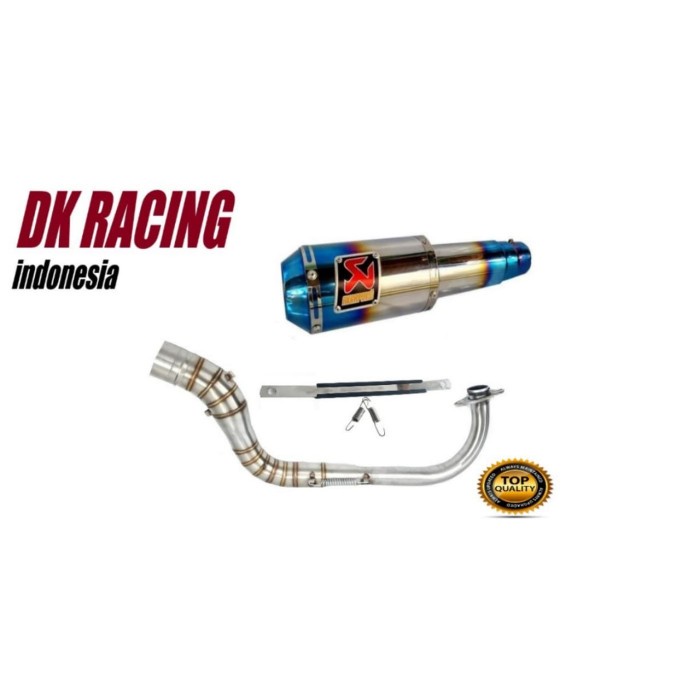 ✨New Knalpot Racing Honda Vario 150 Akrapovic Lorenzo Pelangi Terbatas