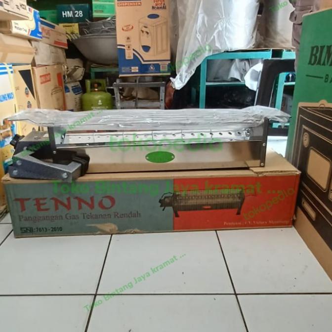 panggangan gas tenno/bakaran gas tenno type PG-60AP-TR kaki pendek