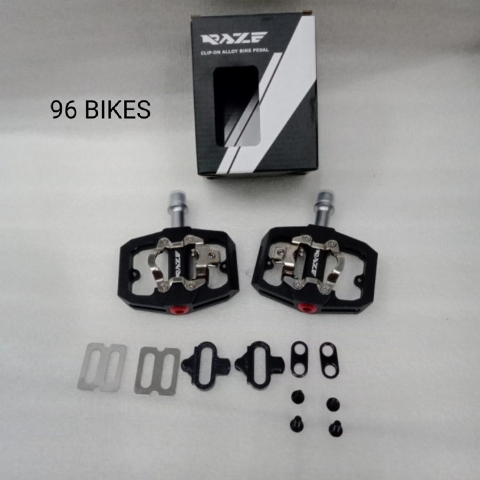[Baru] Pedal Cleat Raze Flat Bearing Cnc Mtb Alloy Limited
