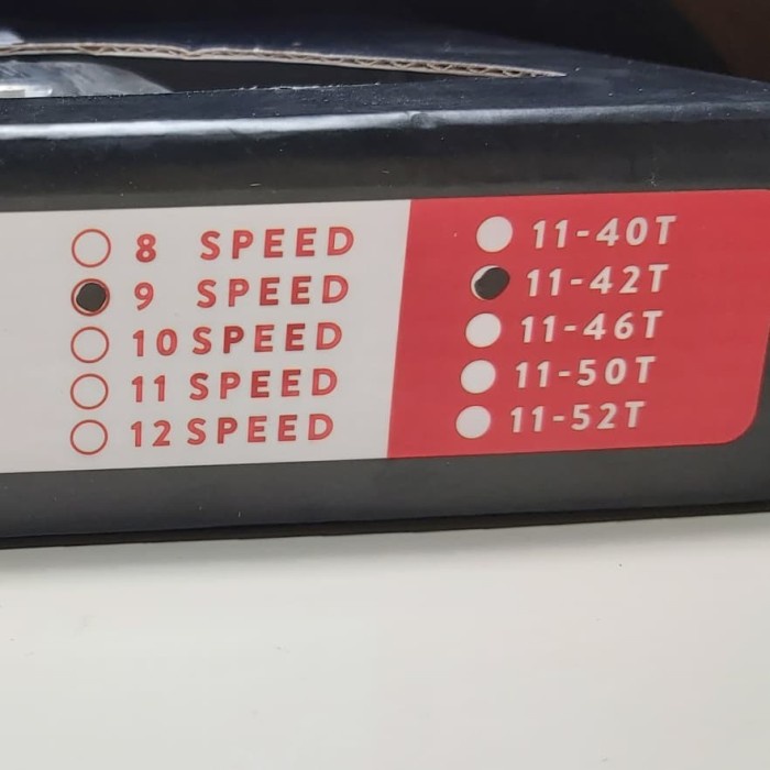 [Baru] Sproket Raze 9 Speed Sepeda Ori 11-42T Diskon