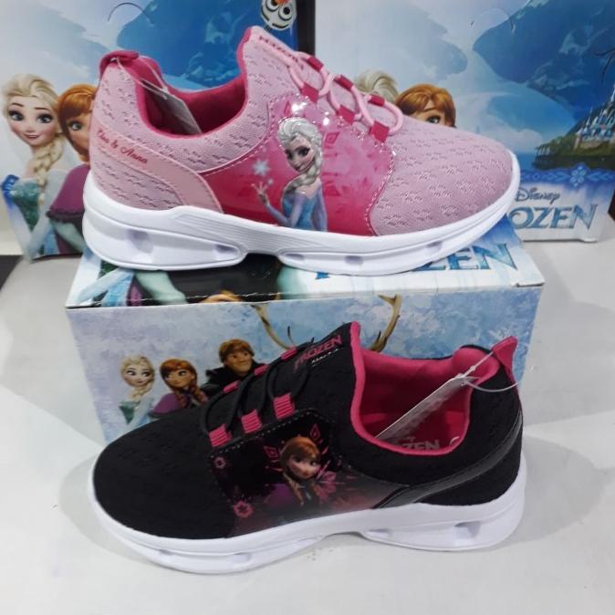 sepatu anak perempuan berkarakter FROZEN merk disney original