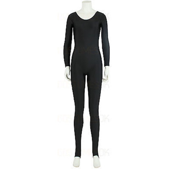 [COD] Full Body Unitard / Catsuit Spandex Nylon Warna Hitam Ukuran M Berkualitas
