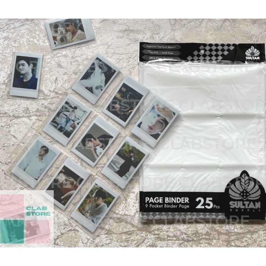 

Recomend Sultan Sleeve A4 9P Page Binder 9 Pocket load Binder Ring Binder Album Kpop PC Sultan Sleeve Binder Pokemon Sport Card TCG MTG Album sleeve pocard ~
