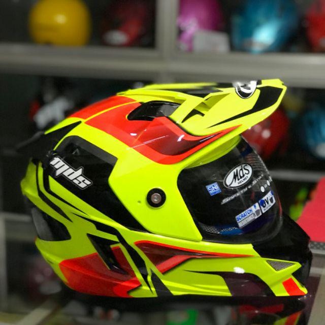 ✨Termurah Helm Mds Super Pro/Supermoto Seri #2 Diskon