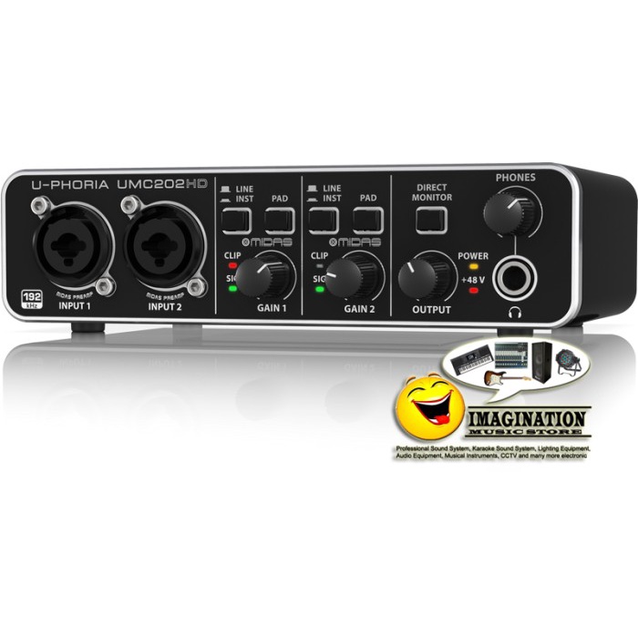 Soundcard Behringer U-PHORIA UMC202HD / UMC 202HD / UMC 202 HD
