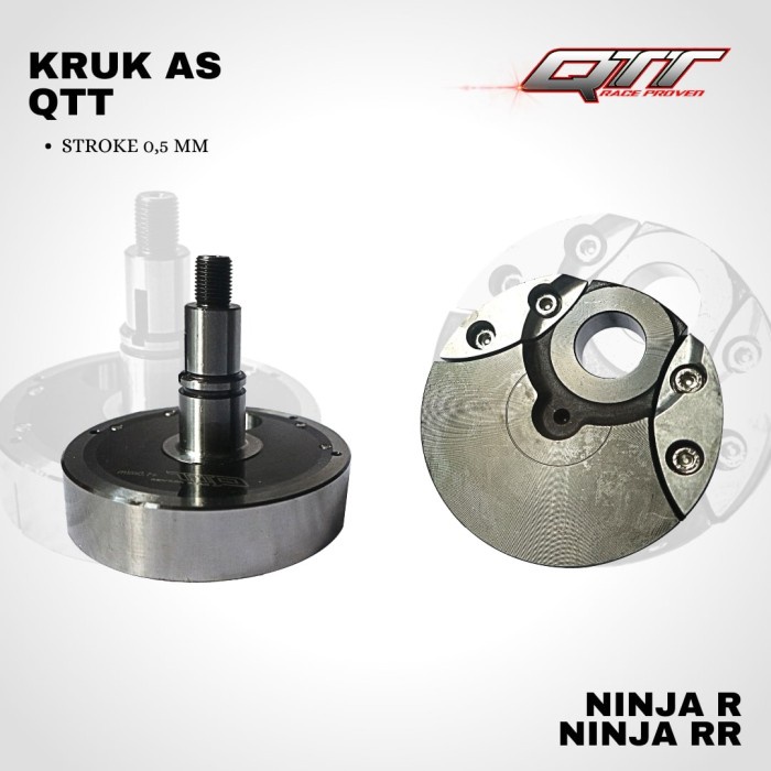 Terbaru Crankshaft Kruk As Qtt Ninja R / Rr Zx + 0.5 Mm ( Total 1 Mm ) Promo Terlaris