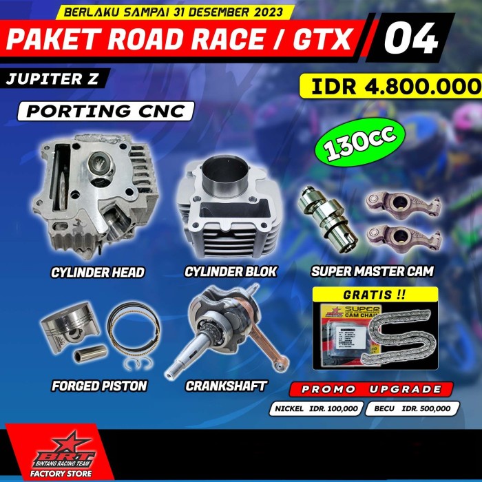 BRT PAKET ROAD RACE / GTX 4 JUPITER Z
