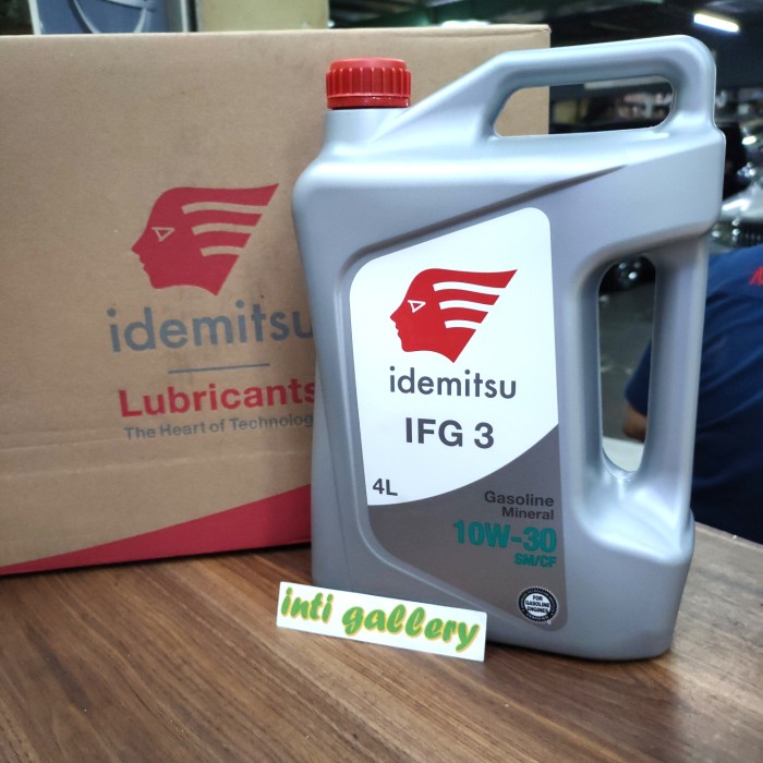 Oli Mesin Idemitsu 10W-30 Sm/Cf 4L Mobil Bensin Original Kode Ha248