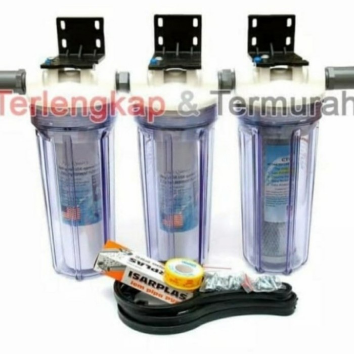 [Original] Paket Filter Air 3 Step Filter Air  SpoonGacCto Alkaline Terbaru