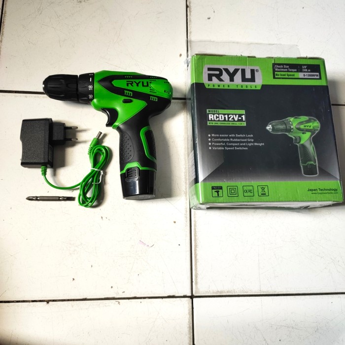 ✅COD Bor Cordless Ryu 12V 1 Terbaru