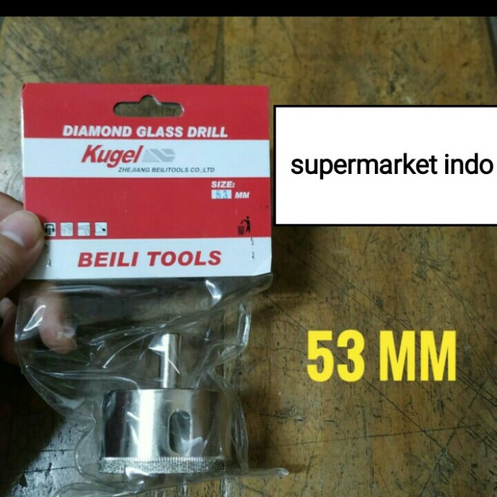 ✅COD Holesaw Kaca Kugel 53Mm Hole Saw Diamond Glass Drill Mata Bor 53 Mm Terbatas