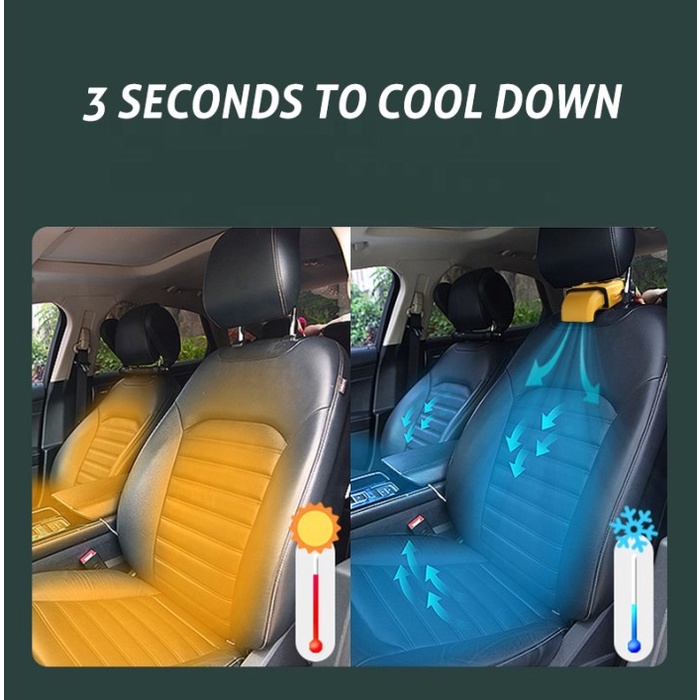 Cooling Fan Pungg Jok Belakang Kursi Usb Kipas Angin Mobil