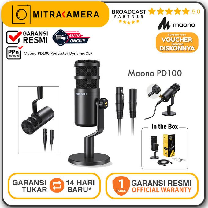 Maono PD100 Podcaster Dynamic XLR Maono PD-100 Microphone